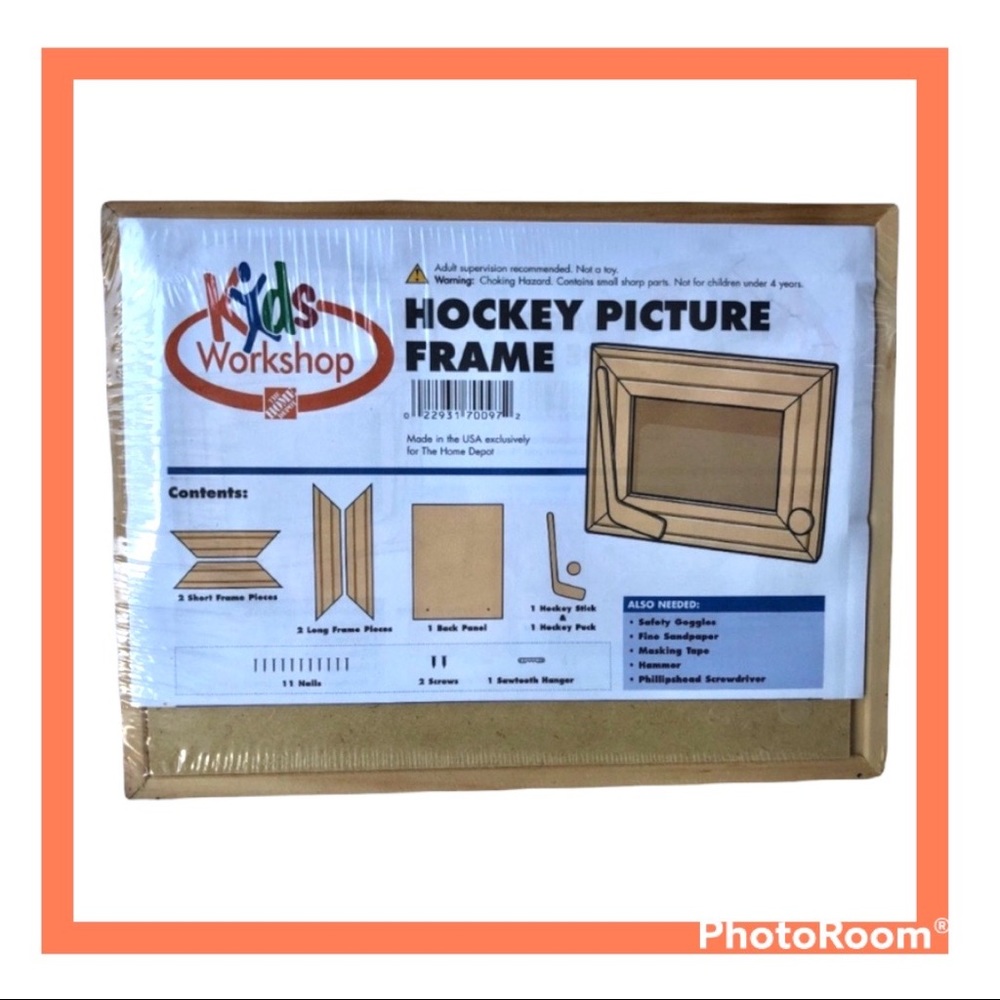 2/$30 Hockey Picture Frame Kids Building Kit